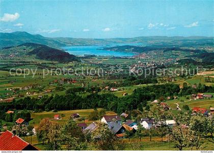Uznach und Schmerikon mit Blick zum Zuerichsee
