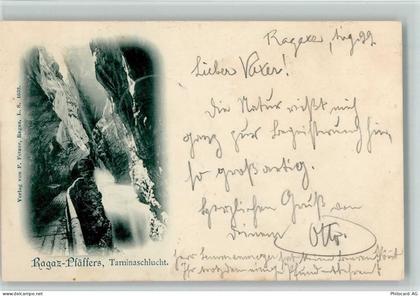 7312 Pfäfers 1899 - Ragaz-Pfäfers Taminaschlucht - 10195492