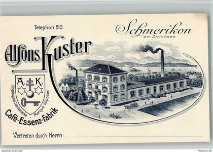 8716 Schmerikon BOAKC Fabrik Cafe-Essenz Kuster Lithographie - 13715668