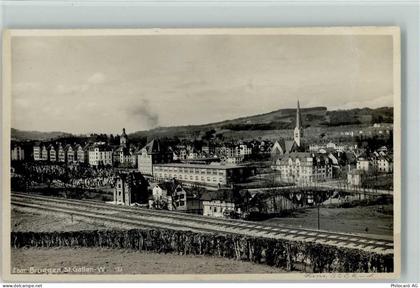 9000 Bruggen - Panoramaufnahme Bahngleise Kirche - 13095891
