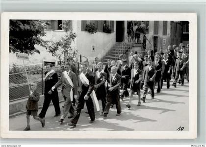 8730 Uznach FOTO KEINE AK Gruppe Männer aus Gommiswald - Christliche Jug... - 13099438