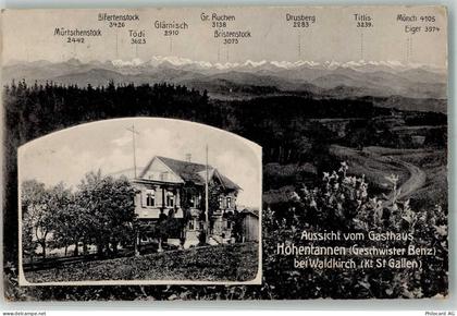 9205 Waldkirch 1919 Foto AK Gasthaus Hohentannen - 13552186