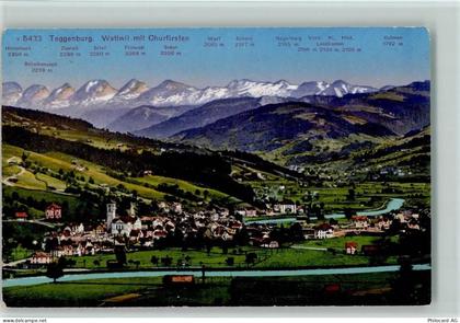 9630 Wattwil Gebrauchsspuren Toggenburg Wattwil mit Churfirsten - 13119874