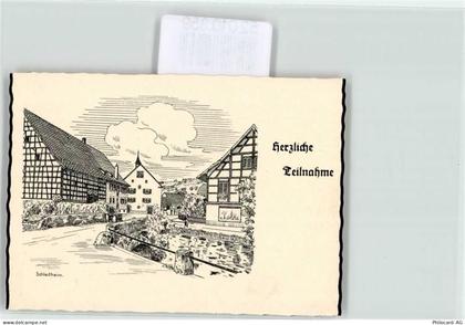 8226 Schleitheim Künstlerkarte Dorfstrasse - 52010359