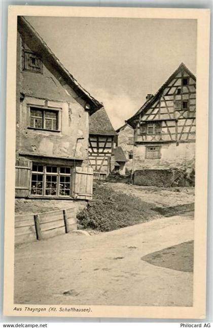 8240 Thayngen Foto AK Dorfansicht - 10749521