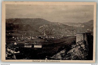 4710 Balsthal 1924 Foto AK Bahnpost Zug 2360 Alt-Falkenstein Schloss - 10753049