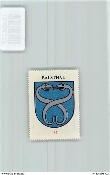 4710 Balsthal - Vignette Wappen Kaffee Hag ca 1920-1940 Schlange - 10408777