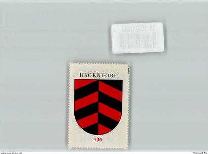 4614 Hägendorf - Vignette Wappen Kaffee Hag ca 1920-1940 - 11102020