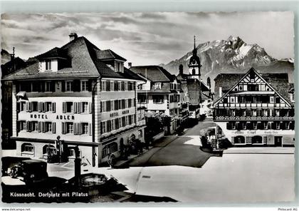 6403 Küssnacht am Rigi - Dorfplatz mit Pilatus Oldtimer - 10216717