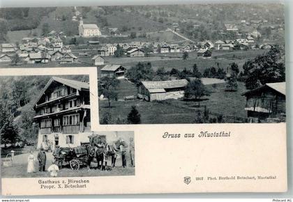 6436 Muotathal 1906 - Gasthaus zum Hirschen Kutsche - 13597922