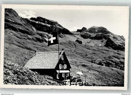 8843 Oberiberg Foto AK Hüttenstempel Drusberghütte - 39979304
