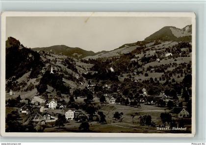 6417 Sattel - Bahnhof, Teilansicht, gute Erhaltung AK - 13077820
