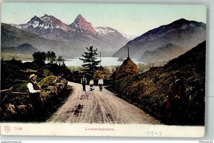 6424 Lauerz 1907 Foto AK Lowerersee - 38023955
