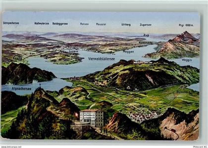 6440 Vierwaldstättersee 1914 - Sempachersee Hallwylersee Baldeggersee Ro... - 11059446