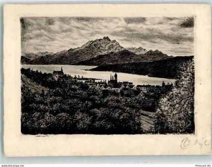 6440 Vierwaldstättersee - Radierung Pilatus - 10144449
