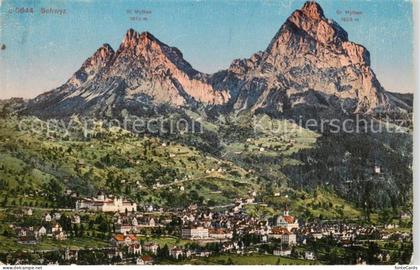 Schwyz SZ mit den Mythen