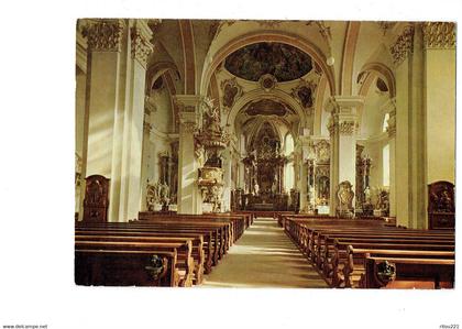 cpm - Schwyz - Schwytz Commune en Suisse - intérieur d'église - 13010 - bénitier