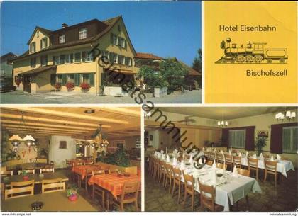 Bischofszell - Hotel Eisenbahn Familie P. Eglauf-Frei - AK Grossformat