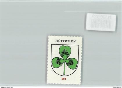 8536 Hüttwilen - Vignette Wappen Kaffee Hag ca 1920-1940 Hüttwilen - 11100922