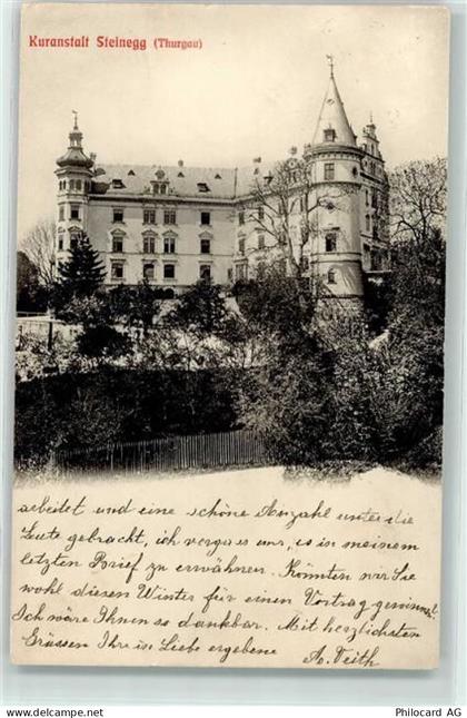 8536 Steinegg TG Hüttwilen 1912 - Kuranstalt - 10587930