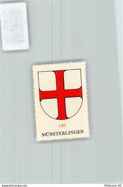 8596 Münsterlingen - Vignette Wappen Kaffee Hag ca 1920-1940 - 10408704