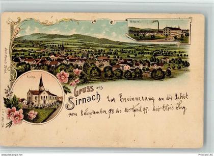 8370 Sirnach BOAKC Weberei Lithographie - 13700243