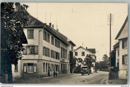 8555 Müllheim TG Foto AK LKW Oldtimer Ort handschriftlich - 13581883