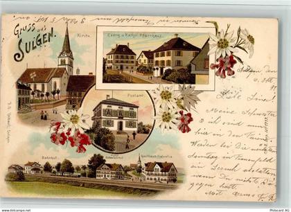 8583 Sulgen 1898 BOAKC Postamt Lithographie - 13700246