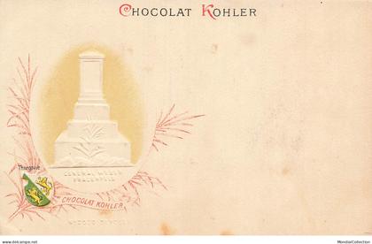 MIKIK-P3-040 SUISSE THURGOVIE GENERAL WEBER FRAUENFELD PUBLICITE CHOCOLAT KOHLER