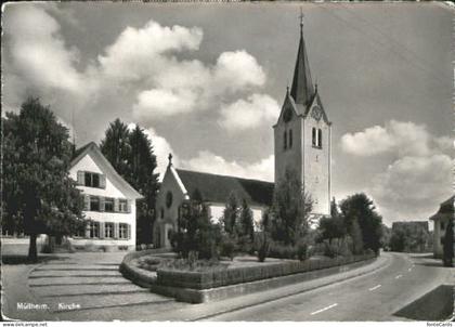 Muellheim Steckborn Muellheim Thurgau Kirche x 1958