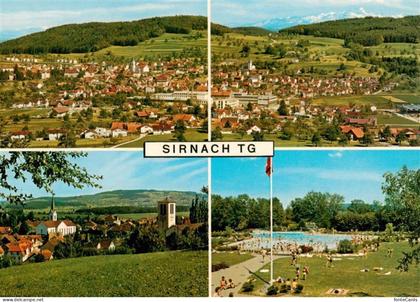 Sirnach Panorama Ortsansicht Schwimmbad