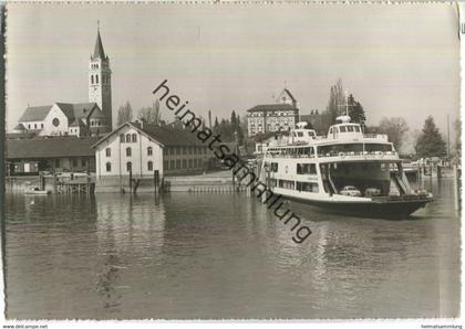 Romanshorn - Autofähre Romanshorn-Friedrichshafen - Foto-Ansichtskarte - Verlag R. Kopieczek Romanshorn
