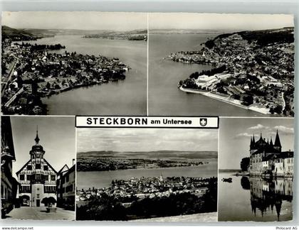 8266 Steckborn Foto AK Fliegeraufnahme - 38068096