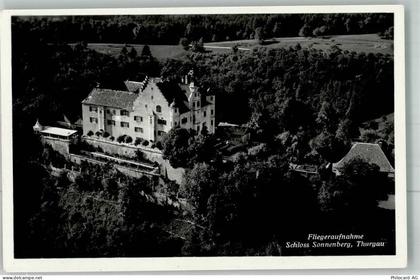 9507 Stettfurt Foto AK Fliegeraufnahme Schloss Sonnenberg - 38025062