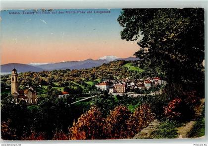 6999 Astano 1924 - Blick auf den Monte Rosa und Langensee Morgenrot - 10216888