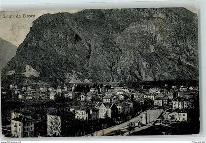 6710 Biasca 1919 Gebrauchsspuren Saluti di Biasca - 10217628