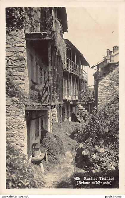 Svizzera - BRIONE SOPRA MINUSIO (TI) Rustico Ticinese - Ed. Alfredo Finzi 485