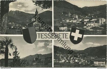 Tesserete - Kirche - Verlag Eralfoto Chiasso - Briefmarke entfernt gel.