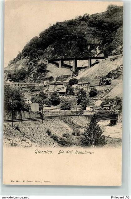 6745 Giornico - die drei Bahnlinien - 13186623