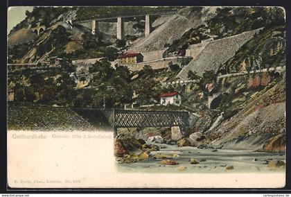 AK Giornico, Die 3 Bahnlinien