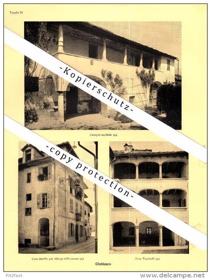 Photographien / Ansichten , 1936 , Giubiasco , Bellinzona , Prospekt , Architektur , Fotos !!!