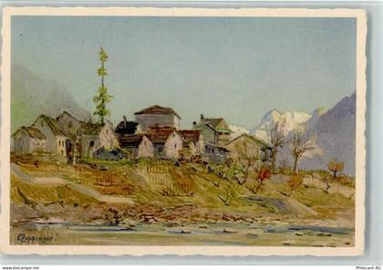 6596 Gordola Künstlerkarte Gordola Motivo Rustico - 11056232