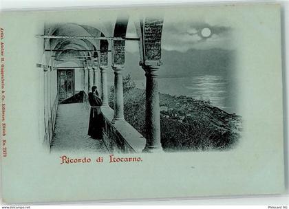 6600 Locarno Lithographie / Mondschein Ricordo di Locarno - 39499203