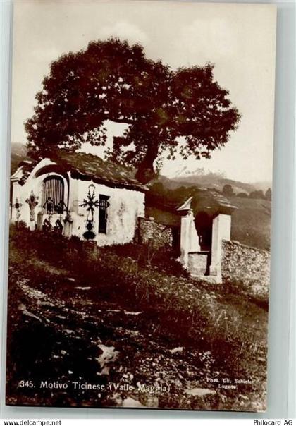 6673 Maggia Foto AK Kirche Kapelle Tessin Valle Maggia - 38071514