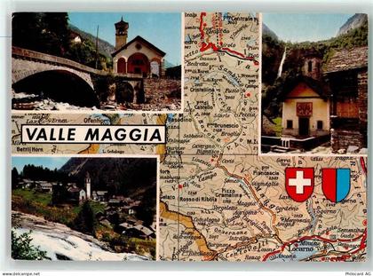 6673 Maggia - Landkarte Maggiatal - 39494210