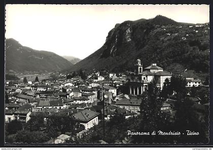 AK Mendrisio, Panorama di Mendrisio, Inaugurazione locomotiva Glarus, 1958