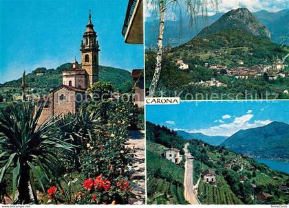 Carona Kirche Panorama