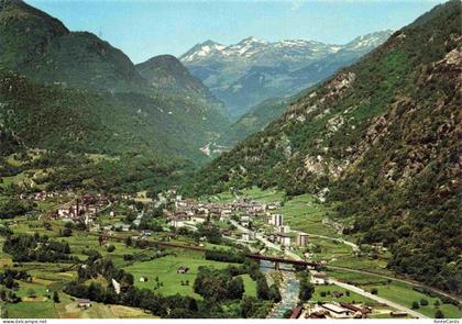 Giornico Leventina TI Fliegeraufnahme