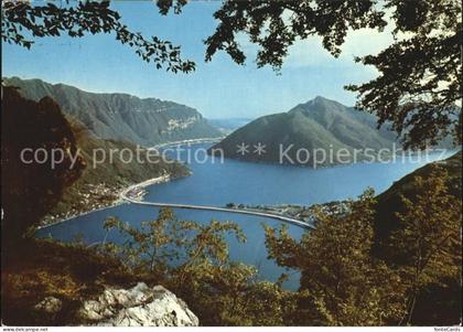Lago di Lugano TI Pone de Melide