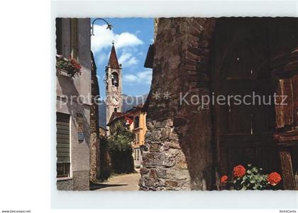 Ponte Capriasca Dorfstrasse Kirche